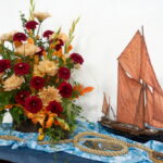 Autumn colours in flowers and sail